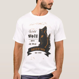 野生のWolf、Adventure、Est 1919年の最も最高のなギフト Tシャツ