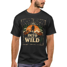 野生への旅 – アドベンチャー フリーダム キャンピングTシャツ