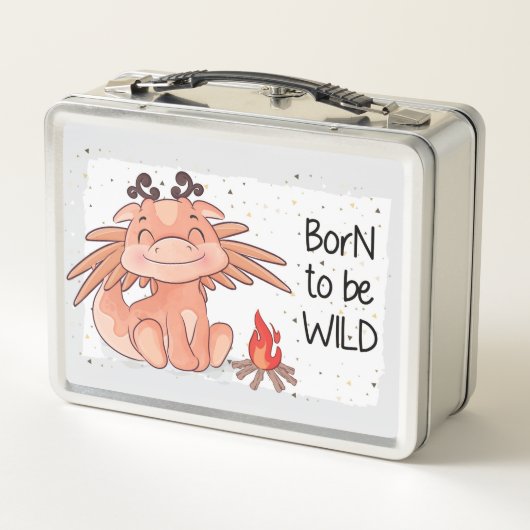 野生まれ生の恐竜  メタルランチボックス (裏面)