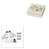 野生まれ竜に成る ラバースタンプ (押印)