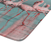 野生アフリカフラミンゴ カッティングボード (角)