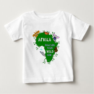 野生アフリカ ベビーTシャツ