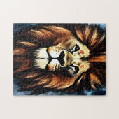 野生アートアフリカライオン ジグソーパズル (横)