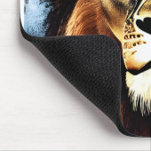 野生アートアフリカライオン マウスパッド (コーナー)