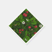 野生イチゴ スタンダードカクテルナプキン (角)