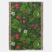 野生イチゴ スローブランケット (正面縦)