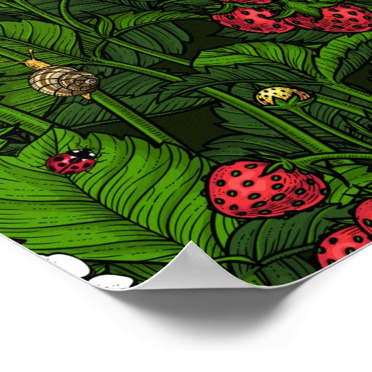 野生イチゴ ポスター (角)