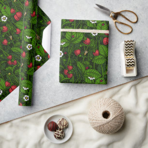 野生イチゴ ラッピングペーパー
