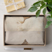 野生イノシシ豚アンティーク動物スケッチ羊皮紙 薄葉紙 (ギフト)