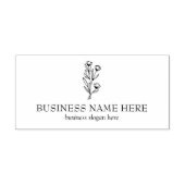 野生エレガントの花のカスタム手作り ラバースタンプ (インプリント)