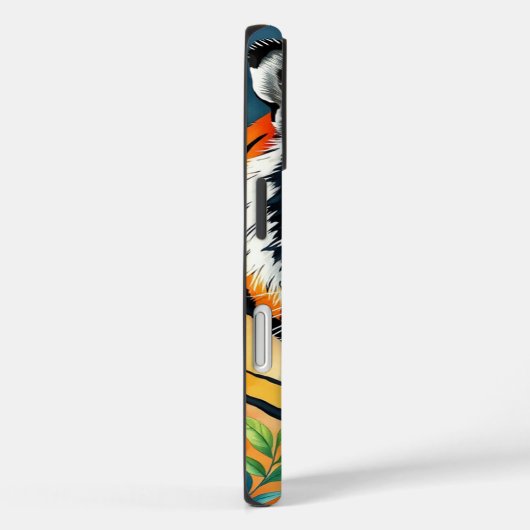 野生エレガントの虎のカラフル水の色絵を描色 Case-Mate iPhoneケース (裏面 / 右)