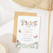 野生エレガント野花2歳の誕生日 招待状