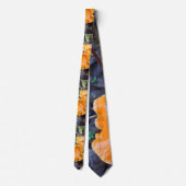 野生オレンジは写真自然の急速に広まります ネクタイ (裏面)