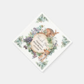 野生オーストラリア産素朴動物ガ葉ム男の赤ちゃん スタンダードカクテルナプキン (角)