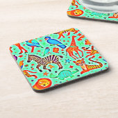 野生カラフルの疑問に思動物の国 コースター (左側)