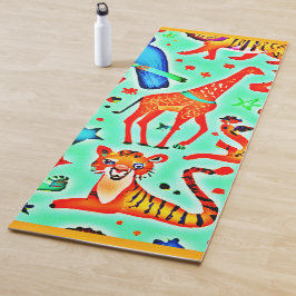 野生カラフルの疑問に思動物の国 ヨガマット