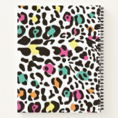 野生カラフル動物と熱帯離れ ノートブック (裏面)