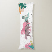 野生カラフル動物と熱帯離れ ボディピロー (正面縦)