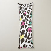 野生カラフル動物と熱帯離れ ボディピロー (裏面 (縦))