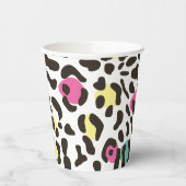 野生カラフル動物と熱帯離れ 紙コップ (左)