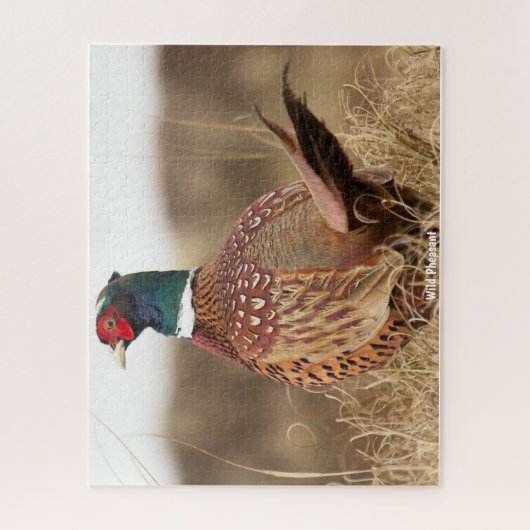 野生キジ ジグソーパズル (縦)