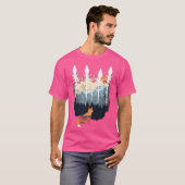 野生キツネ Tシャツ (正面フル)