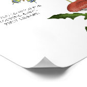 野生キノコの赤ちゃんシャワーベビー ポスター (角)