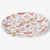 野生キノコ紙プレート ペーパープレート (アングル)