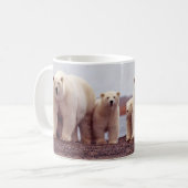 野生クマ コーヒーマグカップ (正面左)