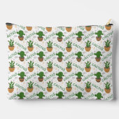 野生サボテンのパターン アクセサリーポーチ (裏面)