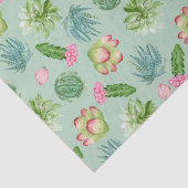 野生サボテンのパターン 薄葉紙 (詳細)