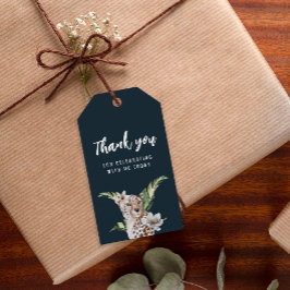 野生ジャングルレオパード成人誕生日パーティー ギフトタグ