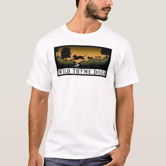 野生タイムのロゴ Tシャツ (正面)