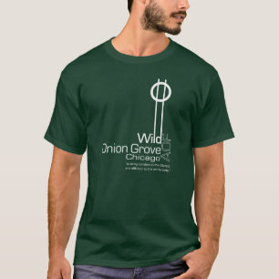 野生タマネギ果樹園ADFのティー-暗闇 Tシャツ