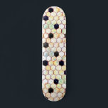 野生ハニカム抽象芸術六角パターン スケートボード<br><div class="desc">野生のユニーク抽象芸術六角パターンハニカムスケートボード女の子。スタイルと搭乗セットのクイーンビーユニーク。</div>