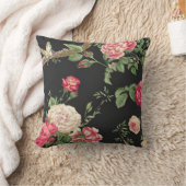 野生バラ可逆枕 クッション (ブランケット)