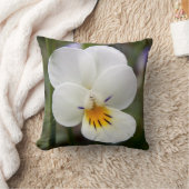 野生パンジーの投球のクッション クッション (ブランケット)