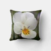 野生パンジーの投球のクッション クッション (裏面)