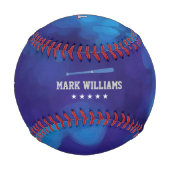 野生パーソナライズされたのサメ 野球ボール (裏面)