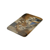 野生パーソナライズされたのトラ バスマット (アングル)