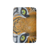 野生パーソナライズされたの動物の虎の目 バスマット (正面縦)