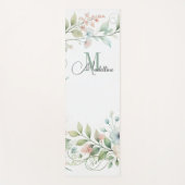 野生パーソナライズされたの小さな花でヨガマット ヨガマット (正面)