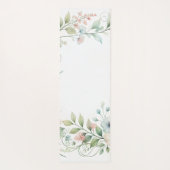 野生パーソナライズされたの小さな花でヨガマット ヨガマット (裏面)