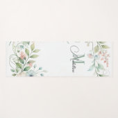 野生パーソナライズされたの小さな花でヨガマット ヨガマット (正面(横))