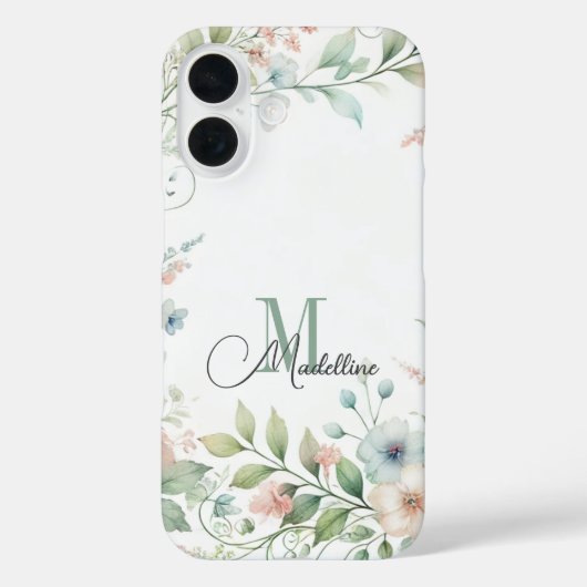 野生パーソナライズされたの小さな花を持つiPhoneケース Case-Mate iPhoneケース (裏面)