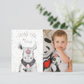 野生パーティー動物サンキューカード サンキューカード (スタンド正面)