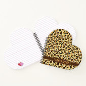 野生ヒョウの皮 ノートブック (内部)