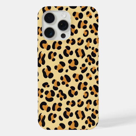 野生ヒョウの皮 iPhoneケース (裏面)