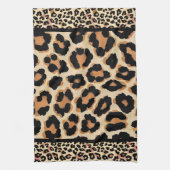 野生ヒョウ キッチンタオル (縦)