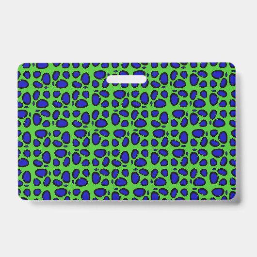 野生ヒョウ バッジ (正面)